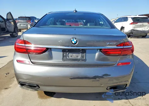 2016 BMW 740 I z USA, uszkodzony, nr VIN WBA7E2C57GG547607